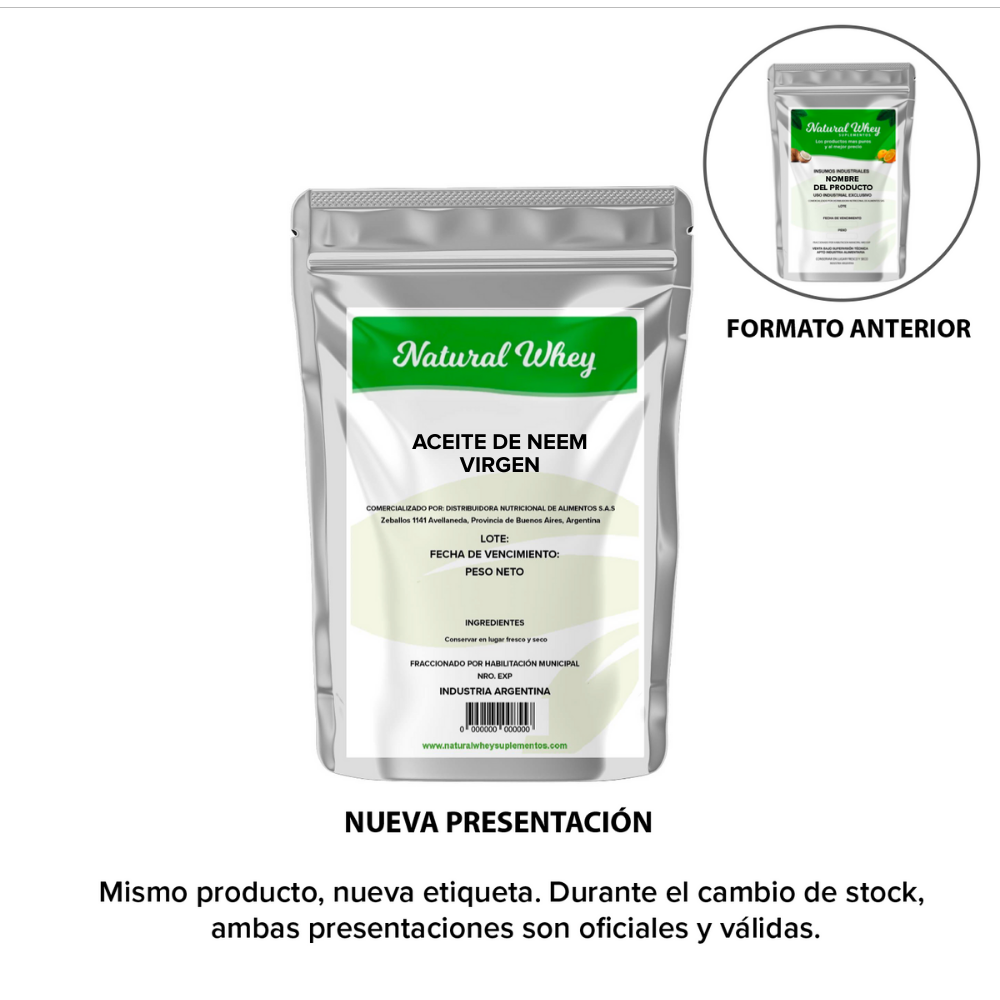 ACEITE DE NEEM VIRGEN PRENSADO EN FRIO ORGÁNICO