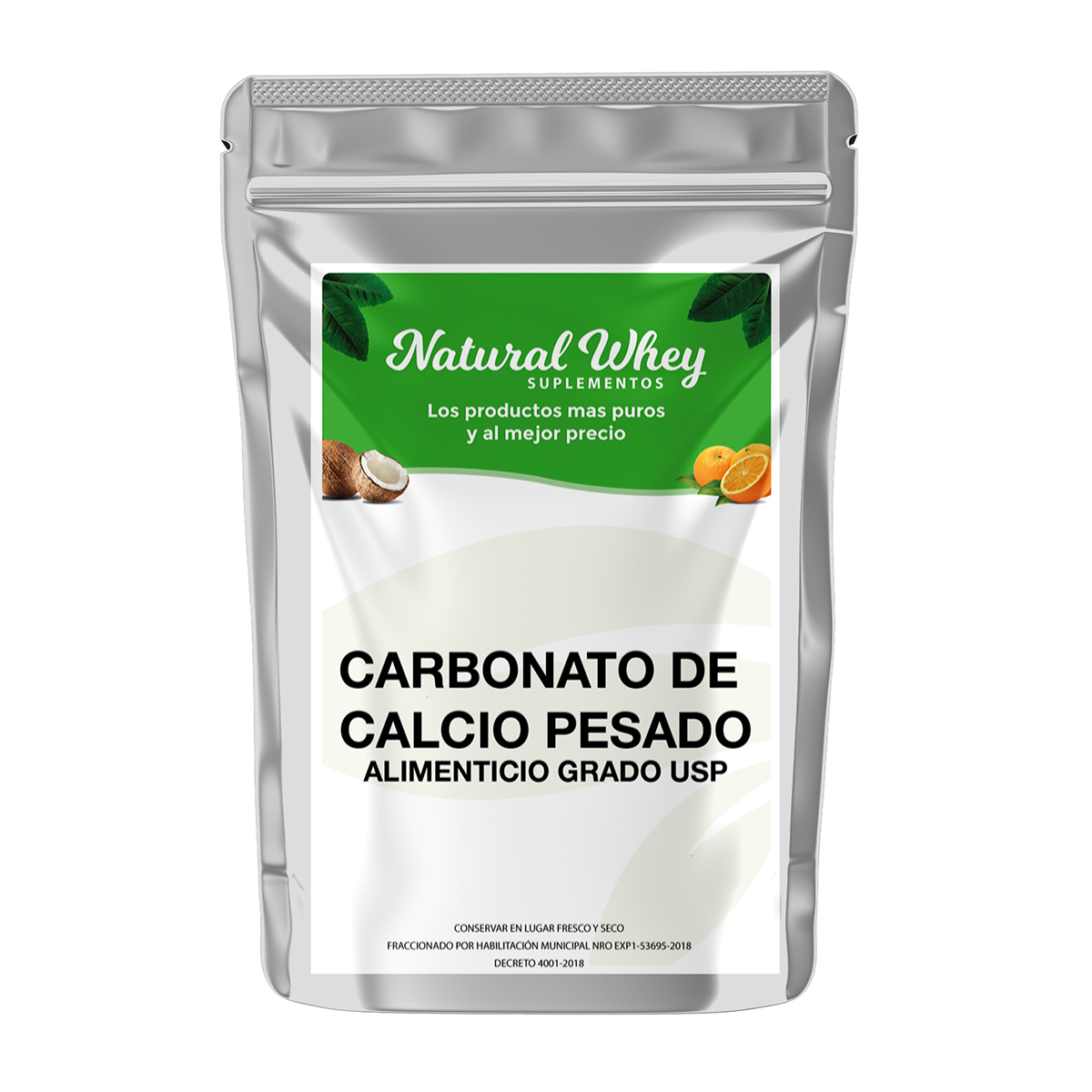CARBONATO DE CALCIO PESADO GRADO ALIMENTICIO USP – Natural Whey Suplementos