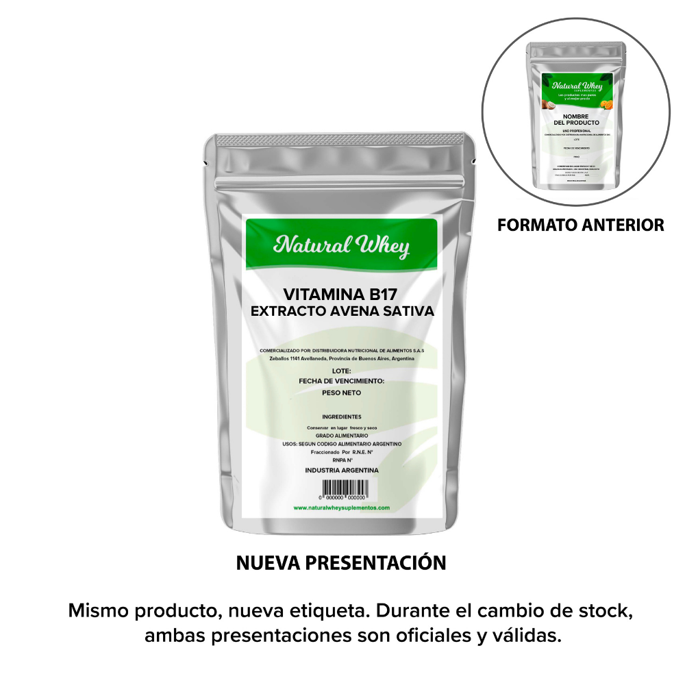 VITAMINA B17 EXTRACTO AVENA SATIVA