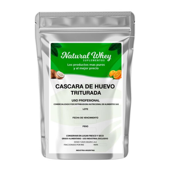 CASCARA DE HUEVO TRITURADA